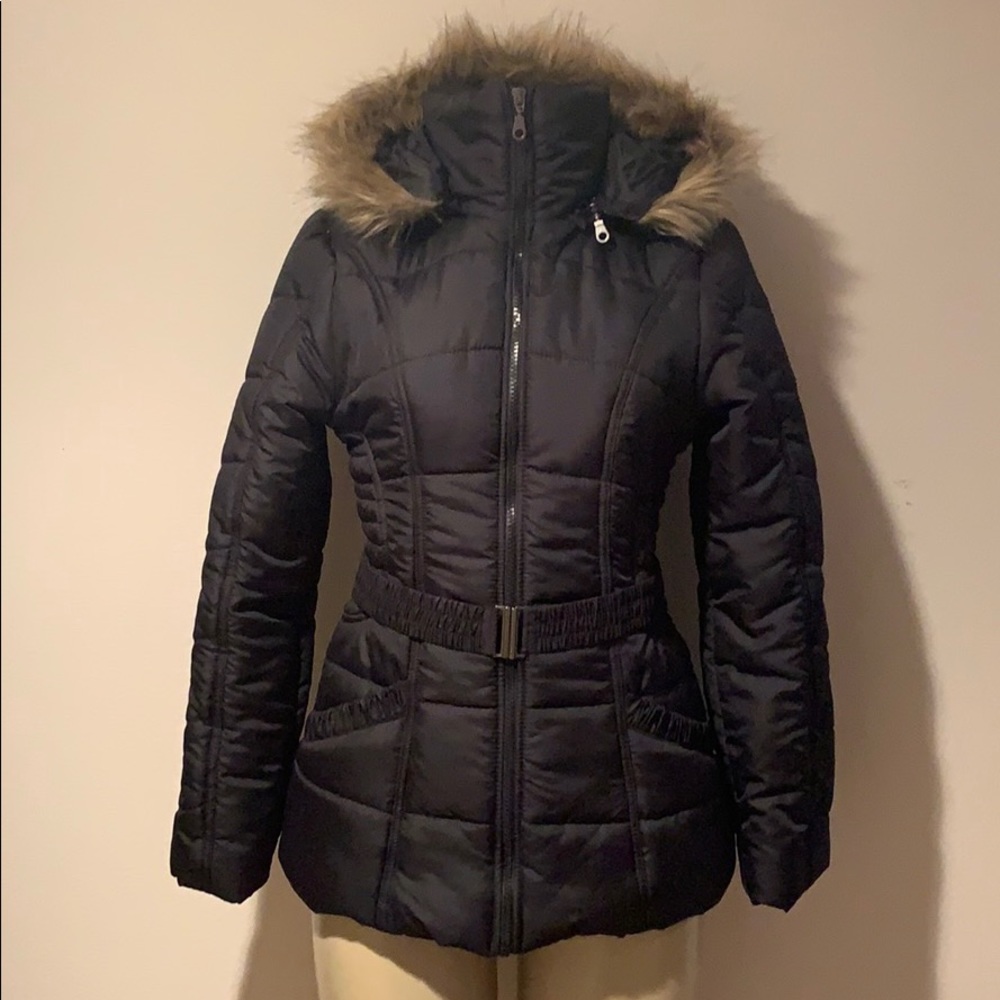 NEW! Faux fur puffer jacket - Picture 3 of 8